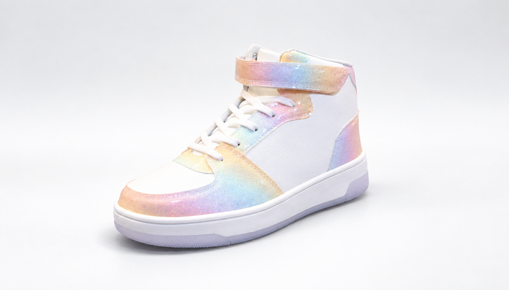 Черевики дитячі для дівчинки Fabric Glitr High-Top білі 34 (2020105012201) (22 см) - зображення 6