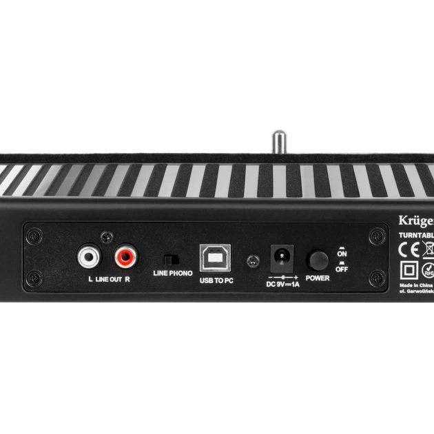 Проигрыватель виниля Krüger&Matz TT-602 (KM0517) - Фото 3 Проигрыватель виниля Krüger&Matz TT-602 (KM0517) - изображение 3