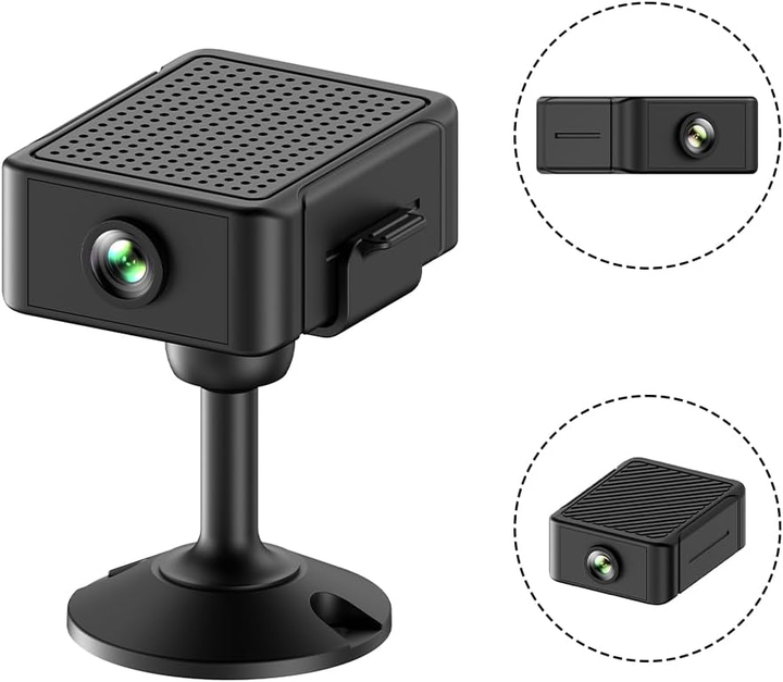 Мини Wi-Fi камера Nanny CAM с датчиком движения, ночным видением, записью в облако, уведомлениями и аккумулятором - изображение 7