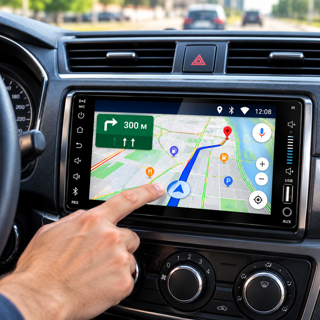 Автомагнитола PI-607 2DIN 7″ Android 8.1, GPS, Wi-Fi, Bluetooth, 2/16 ГБ - изображение 3