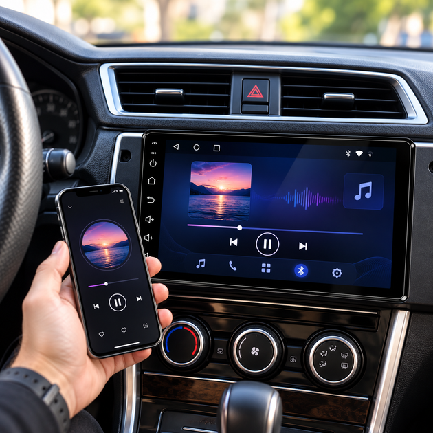 Автомагнитола PI-306 2DIN Mercedes Android 10.0, 3/32 ГБ, GPS, Bluetooth, Wi-Fi - изображение 2