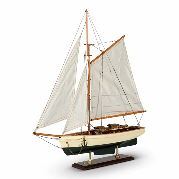 Декор класична яхта Authentic Models 1930-х років 55,5 х 12,5 х 58 см - изображение 2