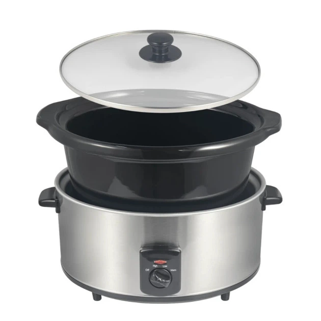 Керамическая медленноварка Royalty Line RL-SLC1012 3,5 л — 240 Вт, Low/High/Warm - изображение 5