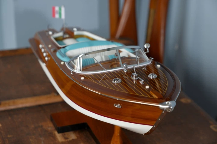 Декор Катер Authentic Models аквамарин 64 х 20 х 19 см - изображение 6