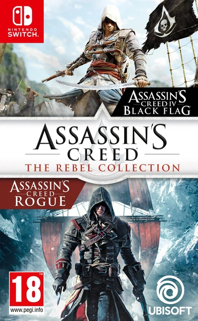 Гра для Nintendo Switch Assassin's Creed Rebel Collection Картридж (3307216148449) - Фото 1 Гра для Nintendo Switch Assassin's Creed Rebel Collection Картридж (3307216148449) - зображення 1