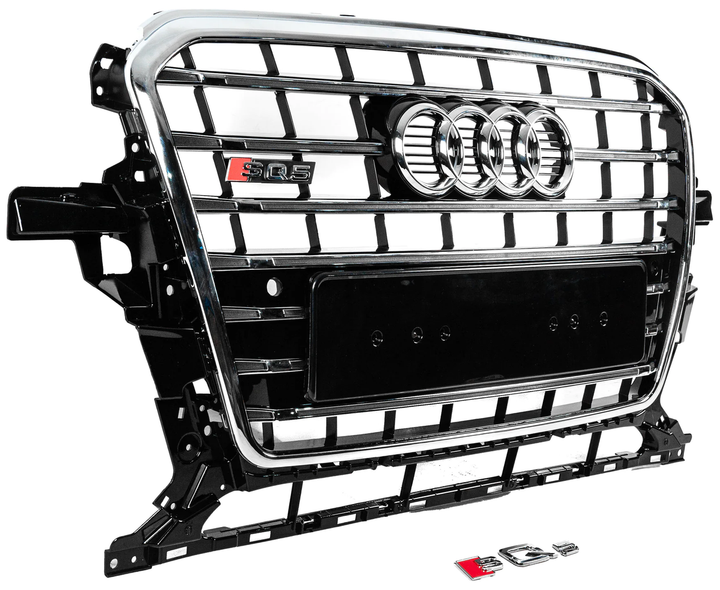 Передняя решетка радиатора SQ-Style для Audi Q5 2008-2017 гг - изображение 3