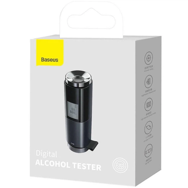 Алкотестер Baseus Digital Alcohol Tester (CRCX-01) Black - зображення 6