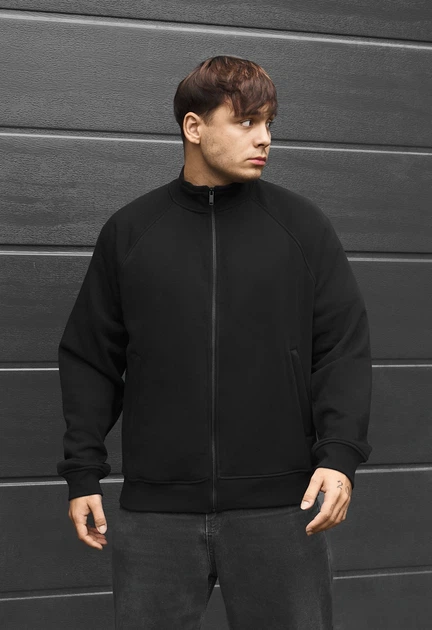 Олимпийка мужская стаф черная на флисе спортивная Staff zh black fleece M (406764) - Фото 1 Олимпийка мужская стаф черная на флисе спортивная Staff zh black fleece M (406764) - изображение 1