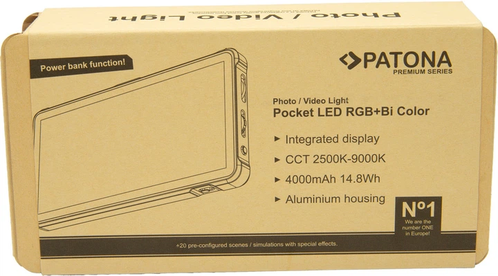 Powerbank PATONA Premium RGB 4000 mAh 10W Black (4055655240468) - Zdjęcie 10 Powerbank PATONA Premium RGB 4000 mAh 10W Black (4055655240468) - obraz 10
