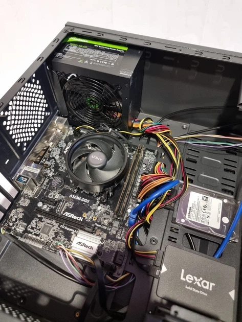 ПК Frontier Warlock Tower / AMD Ryzen 3 2200G (4 ядра по 3.5 - 3.7 GHz) / 8 GB DDR4 / 128 GB SSD + 500 GB HDD / AMD Radeon Vega 8 Graphics / 450W б/в - зображення 7