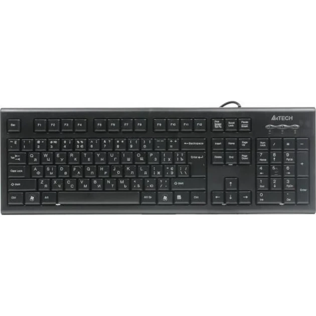 Клавіатура USB A4Tech KR-8520D black+ миша UA - изображение 2