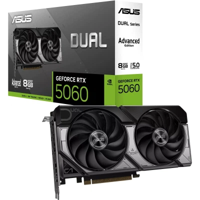 Відеокарта ASUS GeForce RTX5060 8Gb DUAL OC ADVANCED (DUAL-RTX5060-O8G-A) - зображення 8