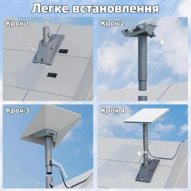 Поворотное крепление Starlink Mini Pivot Mount для Starlink Mini, оригинал SL-MINI-PM-01 - изображение 3