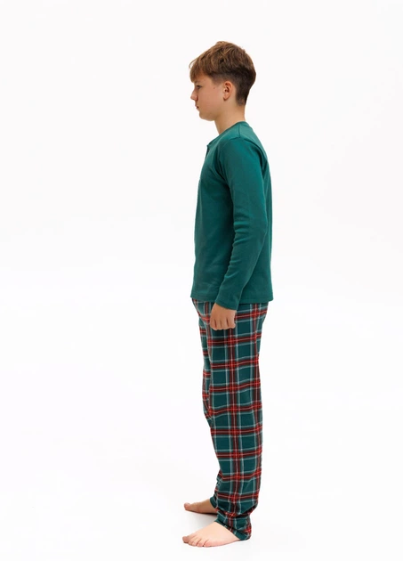 Піжама дитяча Family Look з бавовни Наталюкс 34р. 122см-128см зелений (9456134888841) - Фото 4 Піжама дитяча Family Look з бавовни Наталюкс 34р. 122см-128см зелений (9456134888841) - зображення 4