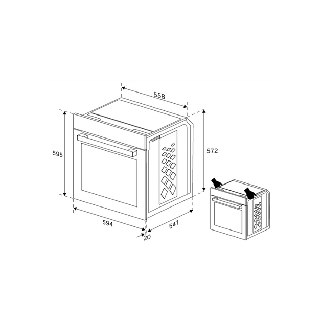 Духова шафа Beko BBIE123001XD - Фото 6 Духова шафа Beko BBIE123001XD - зображення 6