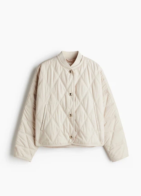 Куртка H&M 18535 Світлий бежевий XXL (1282) - Фото 3 Куртка H&M 18535 Світлий бежевий XXL (1282) - изображение 3