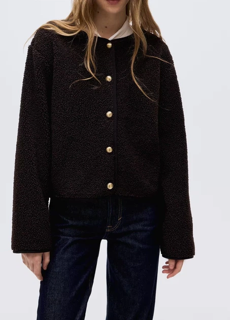 Куртка H&M 18582 Темний коричневий 4XL (1308) - Фото 1 Куртка H&M 18582 Темний коричневий 4XL (1308) - изображение 1