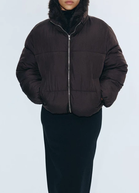 Куртка H&M 18632 Темний коричневий S (1282) - Фото 1 Куртка H&M 18632 Темний коричневий S (1282) - изображение 1
