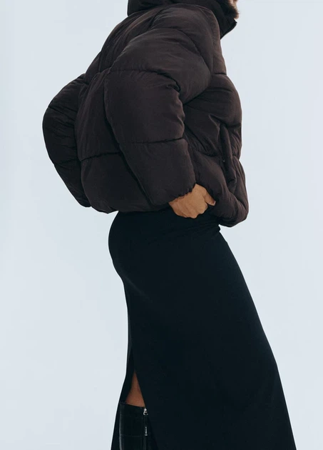Куртка H&M 18632 Темний коричневий S (1282) - Фото 3 Куртка H&M 18632 Темний коричневий S (1282) - изображение 3