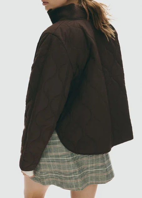 Куртка H&M 18575 Темний коричневий L (1294) - зображення 3