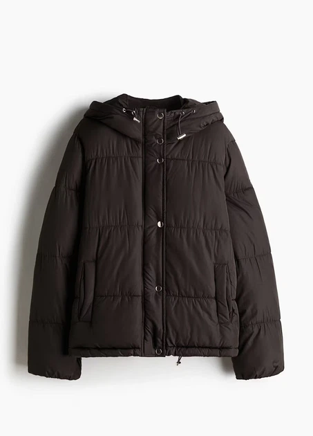 Куртка H&M 18630 Темний коричневий XL (1282) - изображение 2