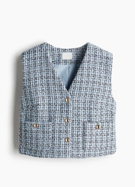 Жилет H&M 18510 Блакитний XL (1273) - Фото 2 Жилет H&M 18510 Блакитний XL (1273) - зображення 2