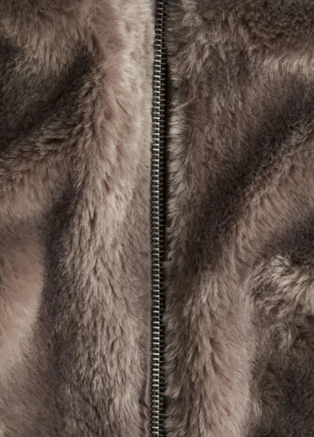 Куртка H&M 18586 Темний бежевий M (1305) - Фото 3 Куртка H&M 18586 Темний бежевий M (1305) - изображение 3