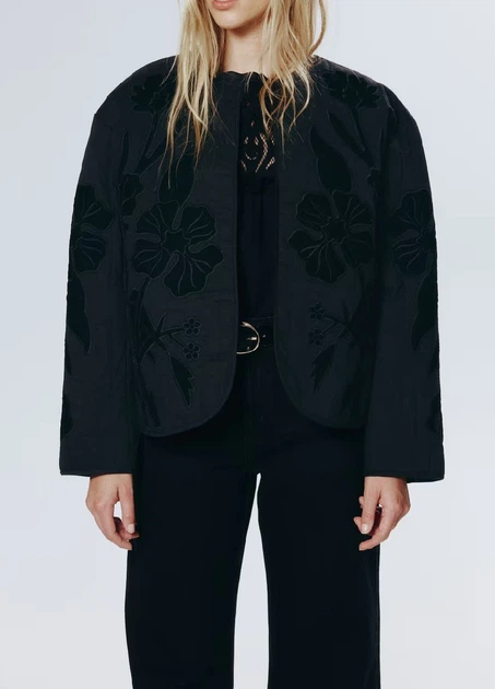 Куртка H&M 18606 Чорний L (1304) - Фото 1 Куртка H&M 18606 Чорний L (1304) - изображение 1