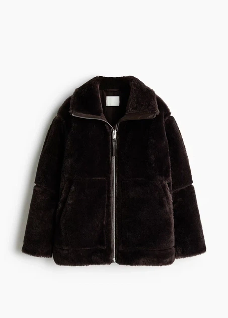 Куртка H&M 18640 Темний коричневий XS (1305) - Фото 3 Куртка H&M 18640 Темний коричневий XS (1305) - изображение 3