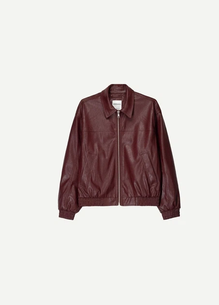 Куртка Bershka 18621 Бордовий L (1524) - Фото 3 Куртка Bershka 18621 Бордовий L (1524) - изображение 3