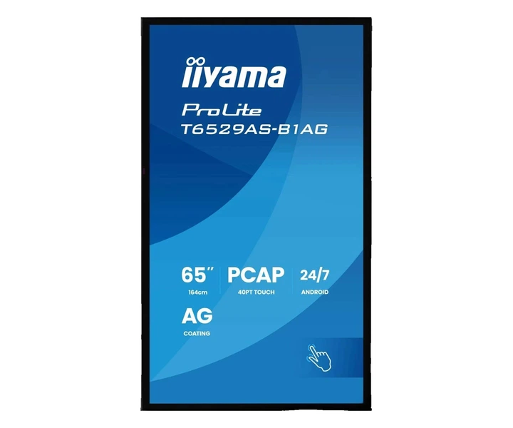Монітор iiyama ProLite T6529AS-B1AG Touch (T6529AS-B1AG) EU - Фото 2 Монітор iiyama ProLite T6529AS-B1AG Touch (T6529AS-B1AG) EU - зображення 2