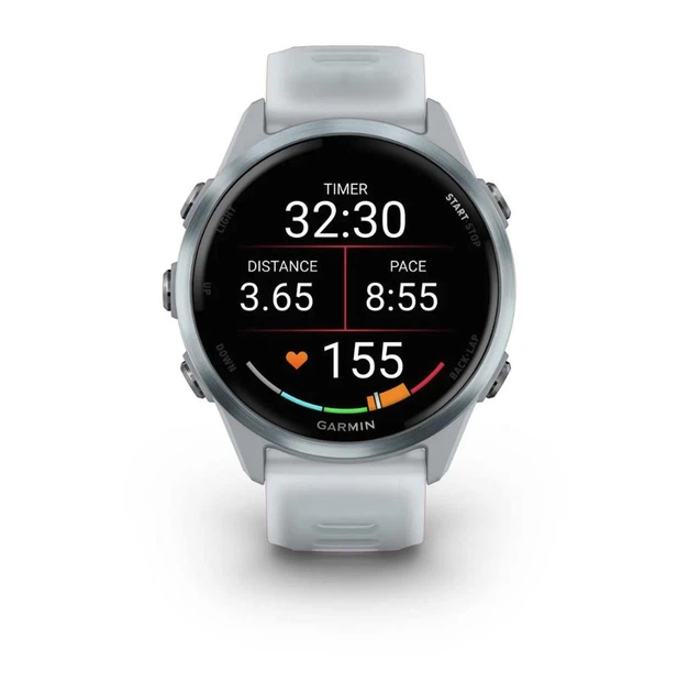 Смарт-годинник Garmin Forerunner 570 Amoled 42 мм ніжно-блакитний з білим ремінцем (010-02970-01) - Фото 5 Смарт-годинник Garmin Forerunner 570 Amoled 42 мм ніжно-блакитний з білим ремінцем (010-02970-01) - изображение 5
