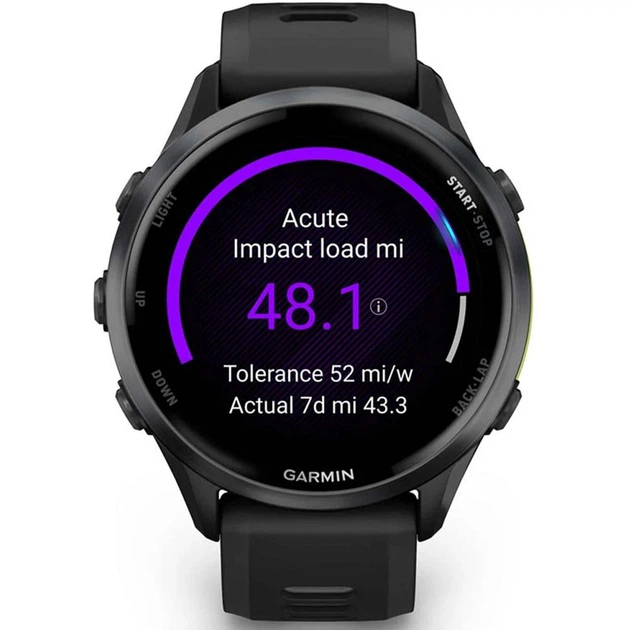 Смарт-годинник Garmin Forerunner 970 з сірим безелем з титану DLC та чорним ремінцем (010-02969-10) - зображення 7