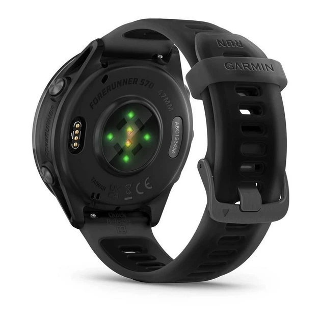 Смарт-годинник Garmin Forerunner 570 Amoled 47mm сірий з сірим ремінцем (010-02971-00) - зображення 2