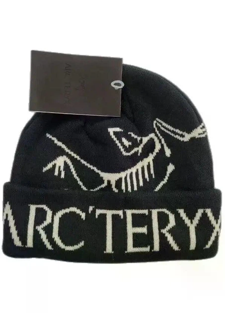 Шапка унісекс з логотипом Arc'teryx чорна, осінь-зима HAT-ARC-002-BLK - Фото 1 Шапка унісекс з логотипом Arc'teryx чорна, осінь-зима HAT-ARC-002-BLK - зображення 1