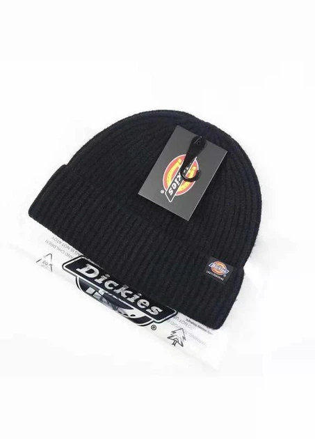 Шапка мужская черного цвета Dickies HAT-DIC-002-BLK - Фото 3 Шапка мужская черного цвета Dickies HAT-DIC-002-BLK - изображение 3