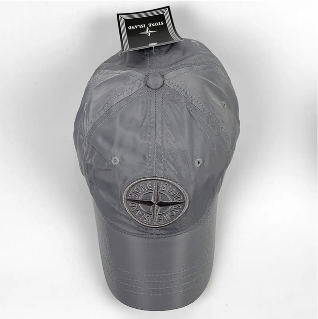 Бейсболка Stone Island серого цвета, One-Size (универсальный размер), унисекс. - Фото 3 Бейсболка Stone Island серого цвета, One-Size (универсальный размер), унисекс. - изображение 3