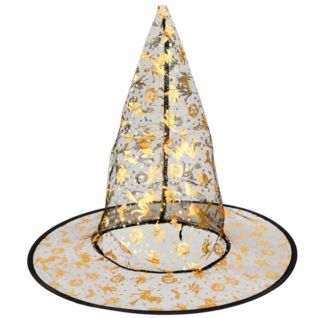 Капелюх маскарадний "Wizard" 37*38*33см R62506 - Фото 1 Капелюх маскарадний "Wizard" 37*38*33см R62506 - изображение 1