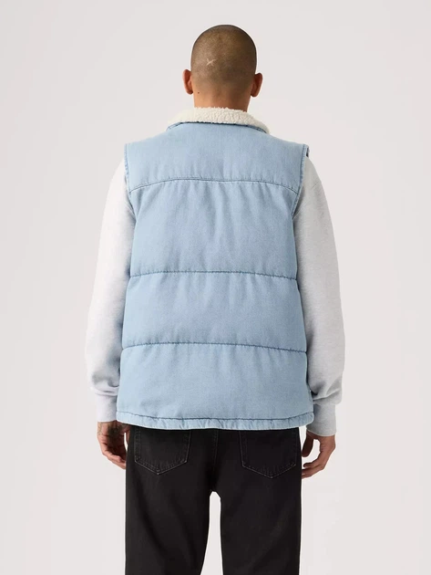 Теплый жилет джинсовый мужской Levi`s 648385496 M Голубой (1162822427) - изображение 2