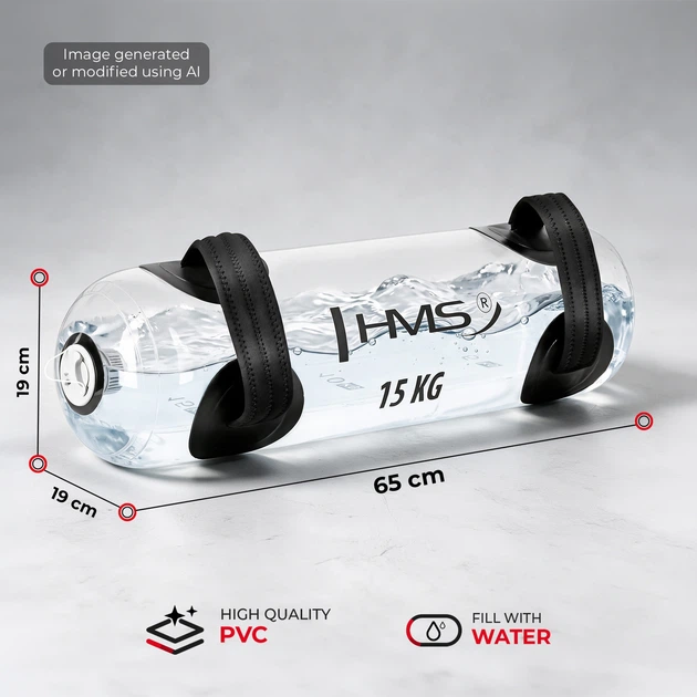 Тренувальний мішок HMS WAB15 Aqua Powerbag 15 кг (5905504108588) - зображення 6