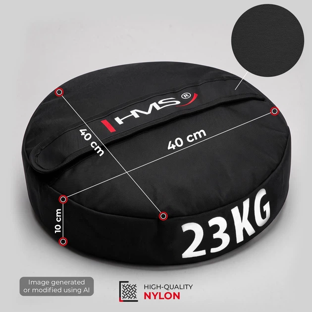 Тренувальний мішок HMS WSN23 Sandbag Strongman 23 кг (5905504108496) - зображення 6