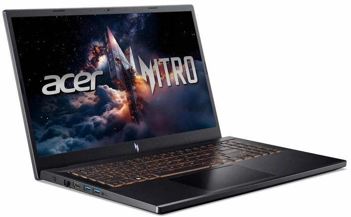 Ноутбук Acer Nitro V 15 ANV15-52-77B2 Obsidian Black (NH.QZ9ED.008) i7-13620H / 16GB / 1TB SSD / RTX 5050 8GB / 15.6" 165Hz - зображення 2