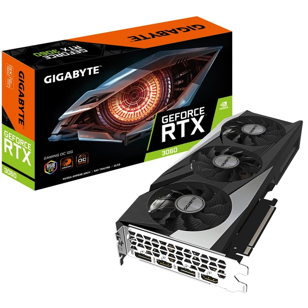 Відеокарта GIGABYTE GeForce RTX 3060 GAMING OC 12G 12GB GDDR6 - Фото 8 Відеокарта GIGABYTE GeForce RTX 3060 GAMING OC 12G 12GB GDDR6 - зображення 8