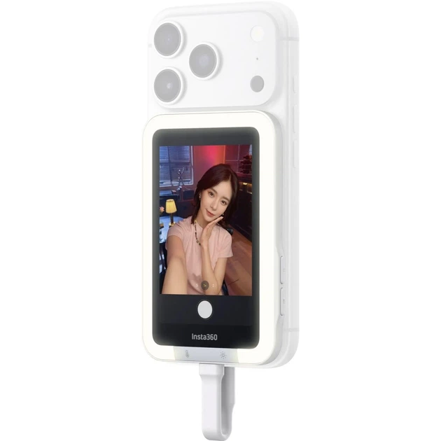 Селфі-монітор Insta360 Snap Selfie Screen with Light (CINSFAVE-01) [172745] - зображення 2