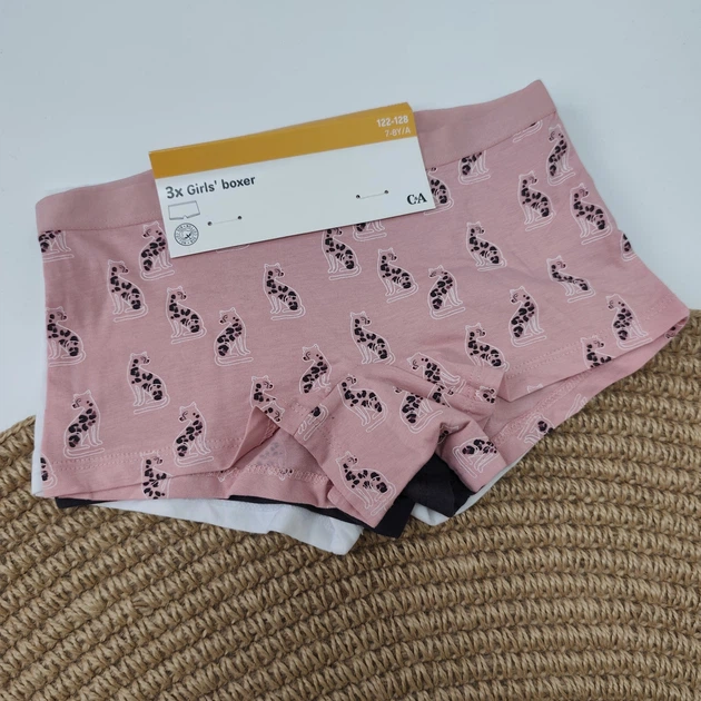 Трусики-шортики для дівчинки C&A 3 шт BS001753 розмір 122-128 - Фото 2 Трусики-шортики для дівчинки C&A 3 шт BS001753 розмір 122-128 - зображення 2