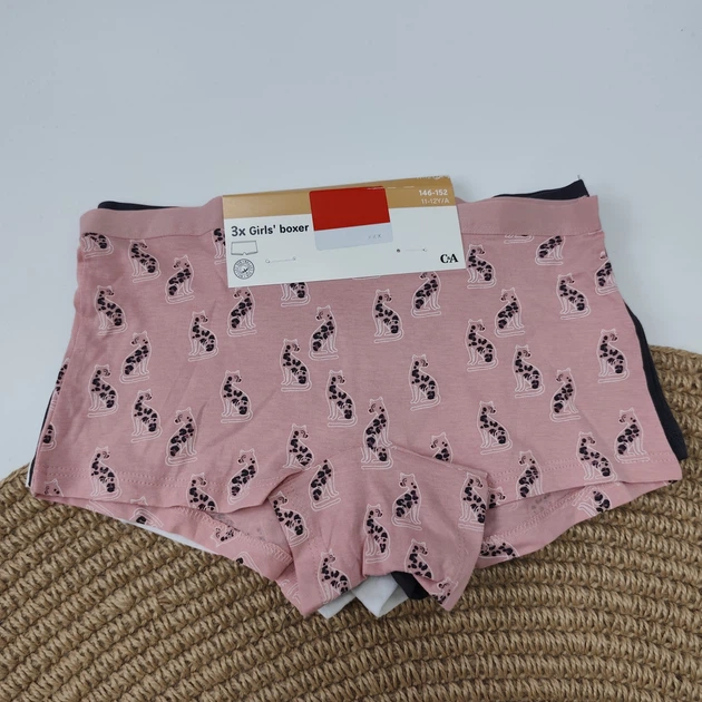 Трусики-шортики для девочки C&A 3 шт BS001753 размер 146-152 - изображение 2