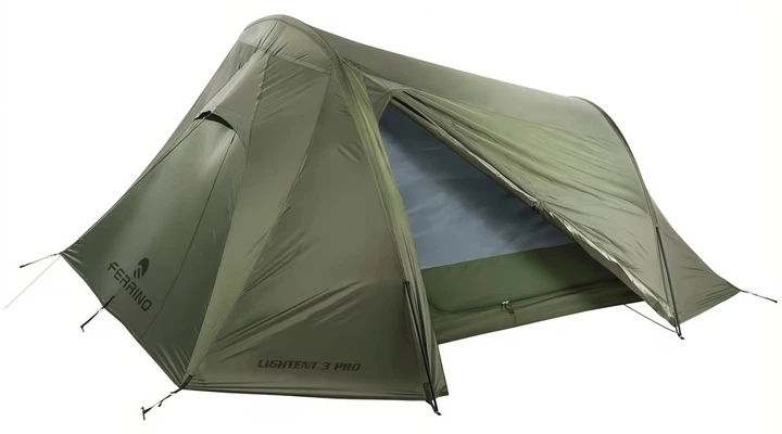 Намет тримісний Ferrino Lightent 3 Pro Olive Green (92173LOOFR) - Фото 3 Намет тримісний Ferrino Lightent 3 Pro Olive Green (92173LOOFR) - зображення 3