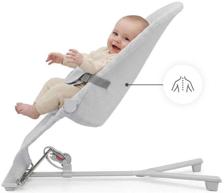 Шезлонг-качалка Kinderkraft Mimi Light Grey (KBMIMI00LGR0000) (00-00305460) - Фото 6 Шезлонг-качалка Kinderkraft Mimi Light Grey (KBMIMI00LGR0000) (00-00305460) - изображение 6