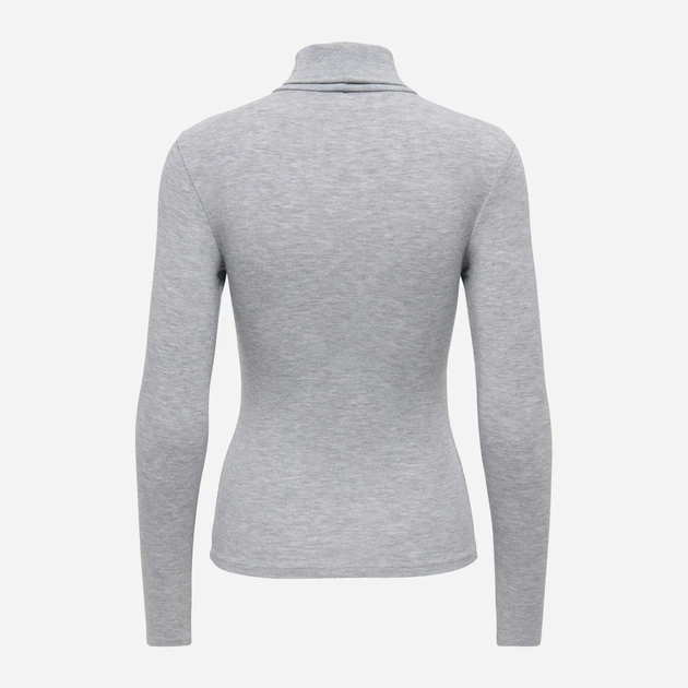 Гольф-водолазка жіноча ONLY 15380914-Light Grey Melange L Сіра (5715907440501) - Фото 6 Гольф-водолазка жіноча ONLY 15380914-Light Grey Melange L Сіра (5715907440501) - зображення 6