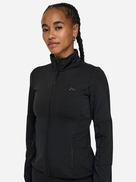 Спортивная кофта женская ONLY 15233181-Black S Черная (5715107913379) - изображение 3